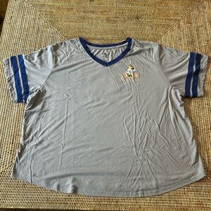 Disney 50th Anniversary Gray and Blue Short Sleeve Tee